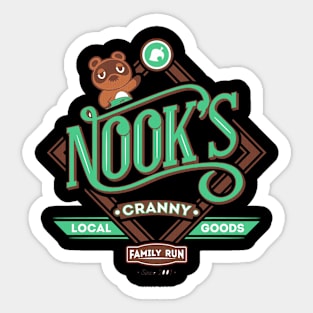 Nooks cranny Sticker